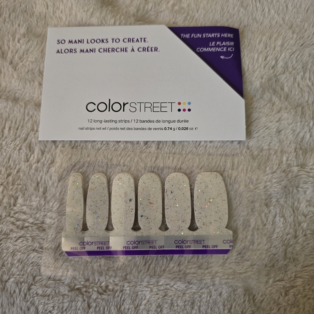 ✨ Color Street 100% Real Nail Polish Accent  Strips ✨ Virtual Views - Accent